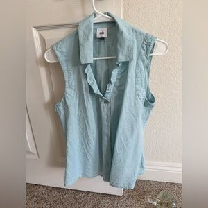 Women's Powder Blue Shiver Top - Size Small - EUC! by CAbi